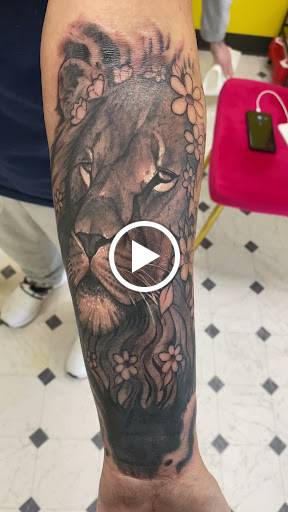 Explore sticker tattoo ideas, creative tattoo ideas in Salem, available at Azappa Tattoo and Piercing