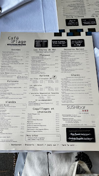 Restaurant de fruits de mer Café de la Plage - Restaurant Chez Pierre à Arcachon - menu / carte