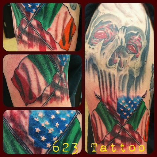 Explore tool band tattoo ideas, creative tattoo ideas in Watertown, available at 623 Tattoo