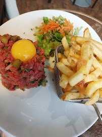 Steak tartare du Restaurant de hamburgers Il était un square à Paris - n°16