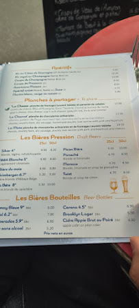 Restaurant Café Le Quartier Général à Paris - menu / carte
