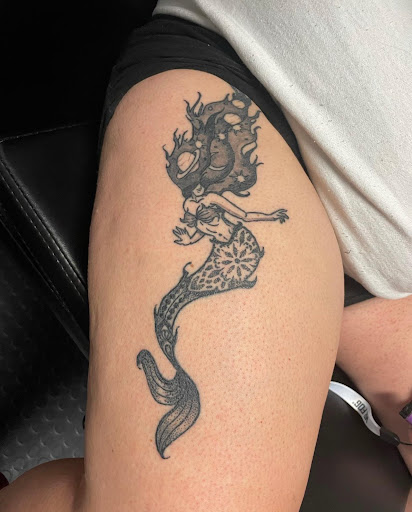 Explore ouija tattoo ideas, creative tattoo ideas in Fort Wayne, available at FullBloom Tattoos