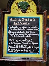 Menu / carte de Restaurant le longchamp à Paris