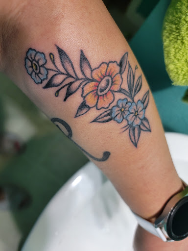 Explore tattoos with boyfriend name ideas, creative tattoo ideas in Georgetown, available at Iron Rite Tattoo South