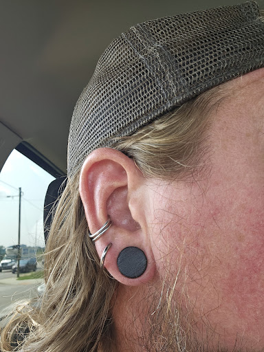 Explore small patchwork tattoo ideas, creative tattoo ideas in Lancaster, available at Hollow Dagger Piercings & Body Jewelry