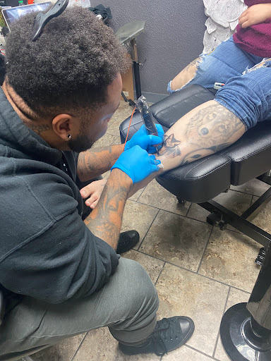 Explore cool leg tattoo ideas, creative tattoo ideas in Fort Wayne, available at Grade A Tattoos and Body Piercing