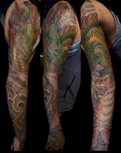 Explore bearded dragon tattoo ideas, creative tattoo ideas in San Diego, available at Remington Tattoo Parlor