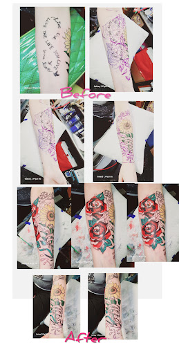 Explore tattoo sleeve filler ideas for men, creative tattoo ideas in Englewood, available at The Original Big Daddy Tattoo & Body Piercing est.1997 est.1997