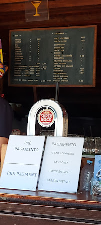 Restaurante Praia da Coelha à Albufeira menu