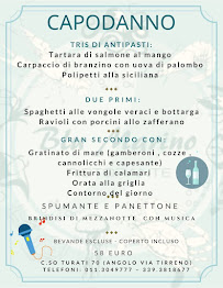 Restaurant de fruits de mer Ristorante BLU MARINO à Turin (le menu)
