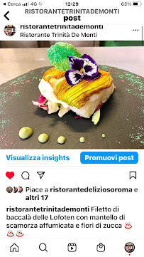 Restaurant Ristorante Trinità de' Monti à Rome (le menu)