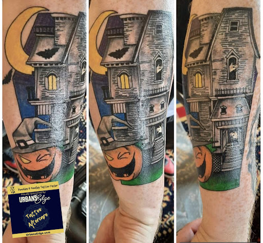 Explore tattoo ideas for dogs, creative tattoo ideas in Sunbury, available at Knuckles & Needles Tattoo Parlor