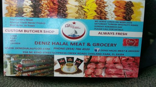 Butcher Shop «Deniz Halal Meat & Grocery», reviews and photos, 958 NE 62nd St, Fort Lauderdale, FL 33334, USA