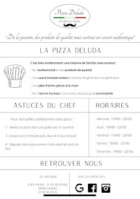 Carte du Pizza Deluda - Vannes (A Emporter ou livraison ) à Vannes