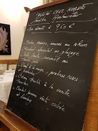 Bistro Bistrot Chez Hubert à Fouesnant (le menu)