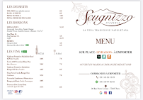 Menu / carte de Scugnizzo Pizzeria à Paris