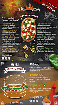 Menu du Pizzavagando à Gradara