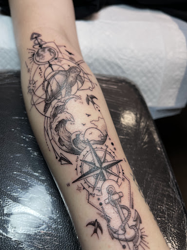 Explore discipline tattoo ideas, creative tattoo ideas in Goose Creek, available at Red Kirin Tattoo