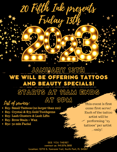 Explore cool face tattoos ideas, creative tattoo ideas in North Port, available at 20 Fifth Ink
