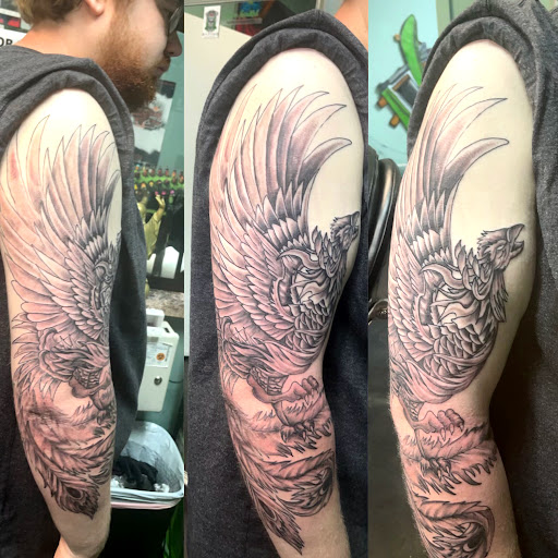 Explore cauldron tattoo ideas, creative tattoo ideas in Meridian, available at Creative Pain Tattoo Studio