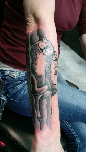 Explore skateboard tattoo ideas, creative tattoo ideas in Deerfield, available at Maximum Tattoo