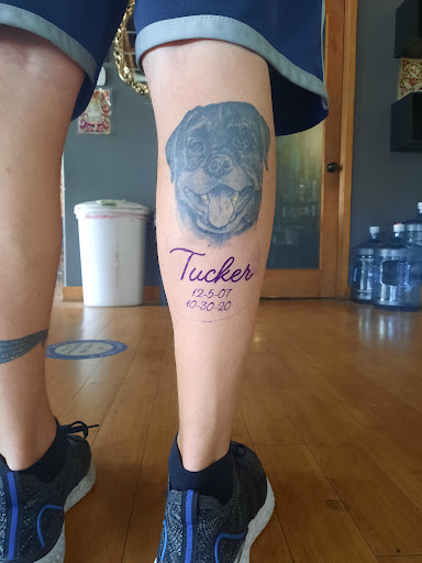 Explore leg tattoo ideas for women, creative tattoo ideas in San Diego, available at Vivid Tattoo
