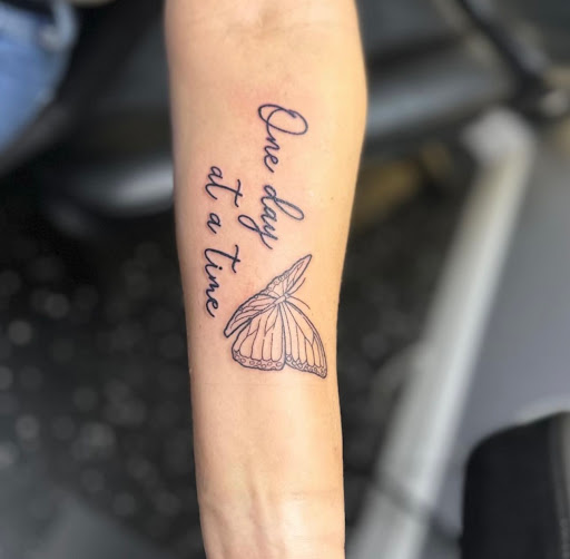 Explore tattoo ideas for back of shoulder, creative tattoo ideas in Fort Myers, available at Loyal 2 The Coil Tattoos & Piercings (Edison Mall Location Entrance F)