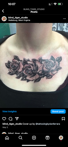 Explore 2000 tattoo ideas, creative tattoo ideas in Wellsburg, available at Blind Tiger Studio