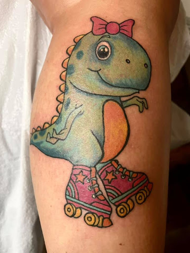 Explore falling in reverse tattoo ideas, creative tattoo ideas in Adrian, available at Good Life Tattoo Co.