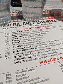 Crêperie Chantal à Saint-Malo menu