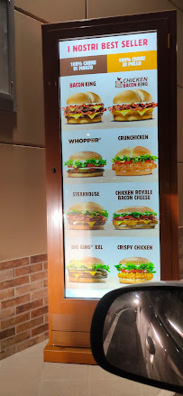 Carte du Burger King à Frosinone