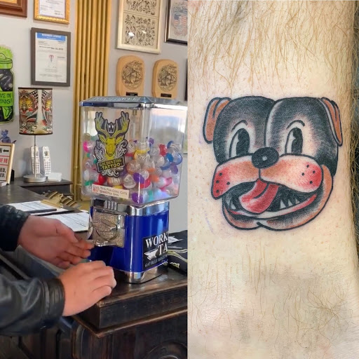 Explore piano tattoo ideas, creative tattoo ideas in Kansas City, available at Golden Stag Tattoo and Gallery