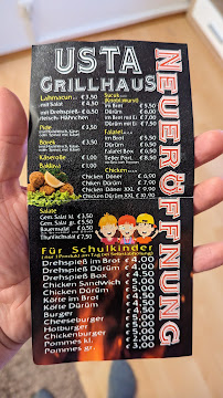 Carte du Usta Grillhaus à Bruckmühl