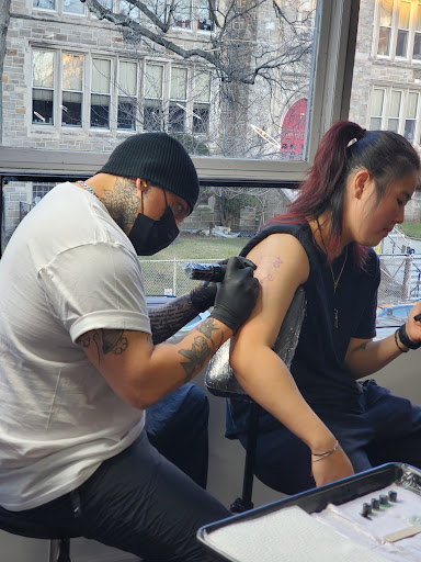 Explore adventure tattoo ideas, creative tattoo ideas in Forest Hills, available at Yant Studio