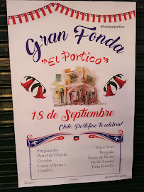 Pizzeria El Portico à Portofino carte