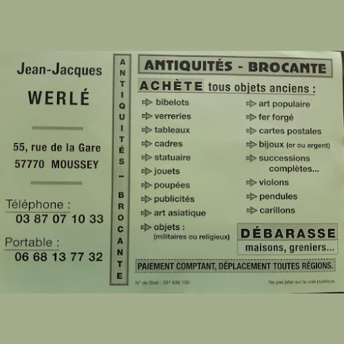 Magasin d'antiquités Jean-Jacques WERLE - Antiquités - Brocantes Moussey