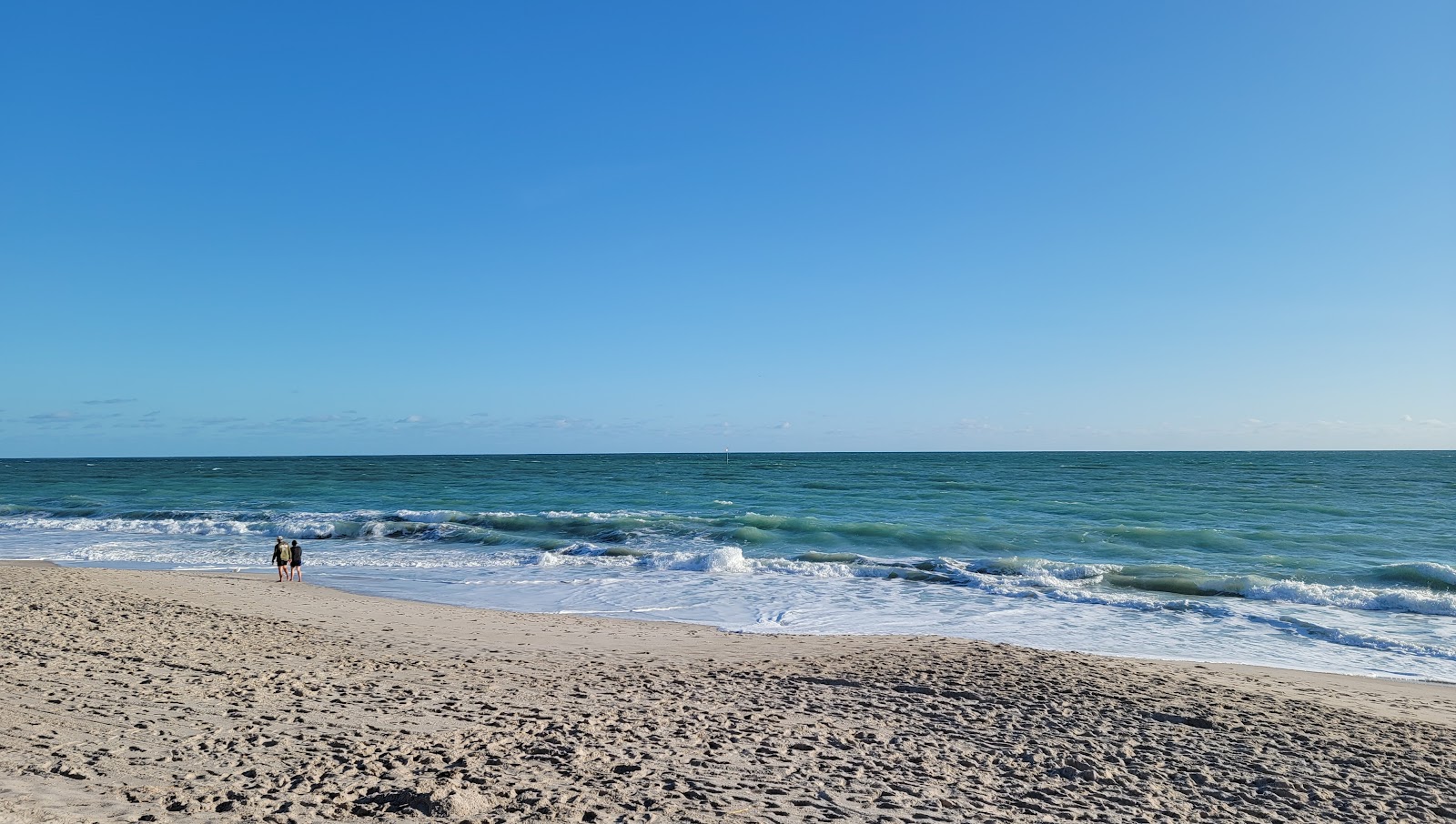 Fotografija Vero beach z svetel pesek površino