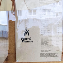 Feuer&Flamme à Überlingen menu