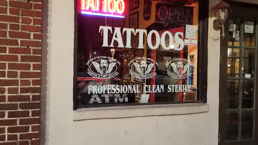 Explore pulp fiction tattoo ideas, creative tattoo ideas in Wilmington, available at Hardwire Tattoo & Body Piercing
