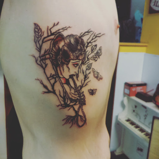 Explore batman tattoo ideas, creative tattoo ideas in Dallas, available at Freak Show Studio