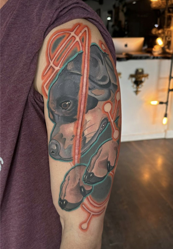 Explore tattoos ideas for chest, creative tattoo ideas in Prescott, available at BlackGold Tattoo
