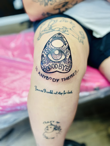 Explore childhood trauma tattoo ideas, creative tattoo ideas in Lake City, available at Crooked Spines Tattoo Studio