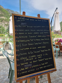 Restaurant le Pont-de-Clans à Clans menu