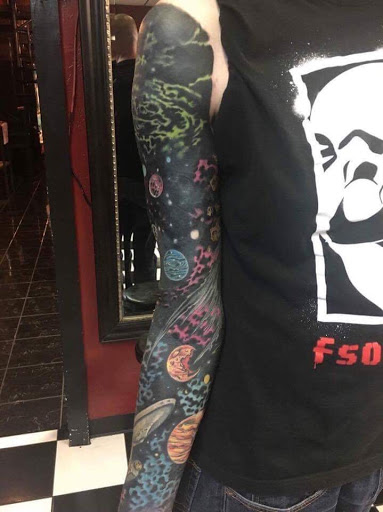 Explore childs name tattoo ideas, creative tattoo ideas in Tucson, available at Sacred Art Tattoo Studio