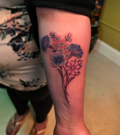 Explore harmonica tattoo ideas, creative tattoo ideas in Hudson, available at The Bohemian Social Club