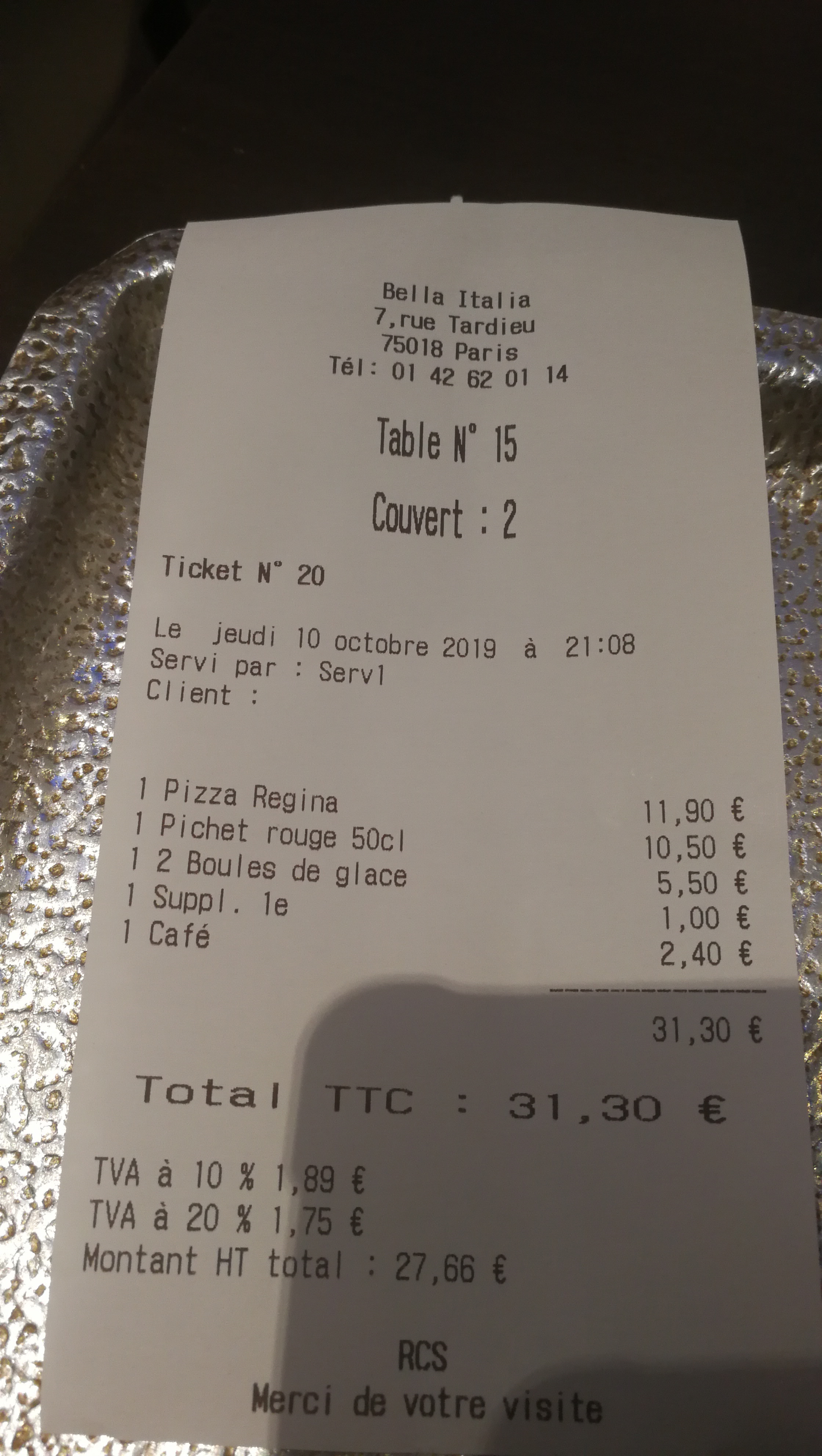Photo n° 3 de l'avis de Dominique.R fait le 10/10/2019 à 20:04