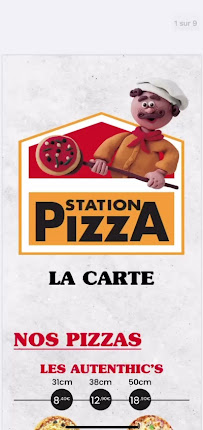 Restaurant Station Pizza Monplaisir Lumière à Lyon - menu / carte