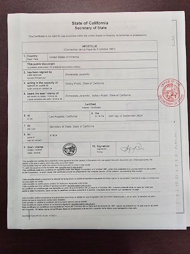 Mejor Notaría ESMERALDA'S MOBILE NOTARY PUBLIC