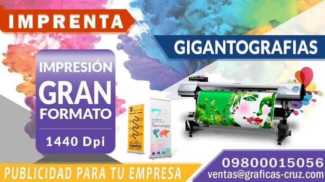 Imprentas en Quito I Gráficas Cruz - Diseñador gráfico