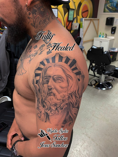 Explore music lover tattoo ideas, creative tattoo ideas in San Diego, available at Wylde Sydes Tattoo & Body Piercing